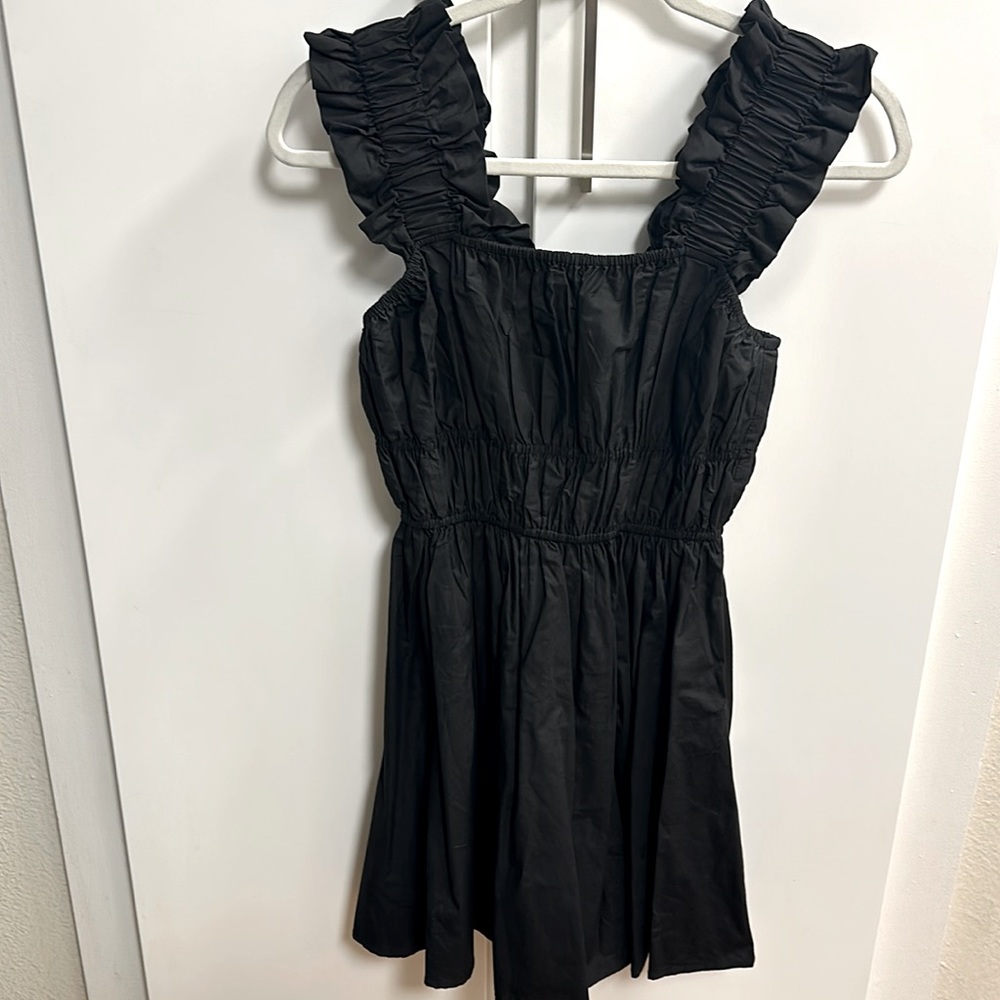 English Factory Ruffled Detail Mini Dress - Picture 4 of 8